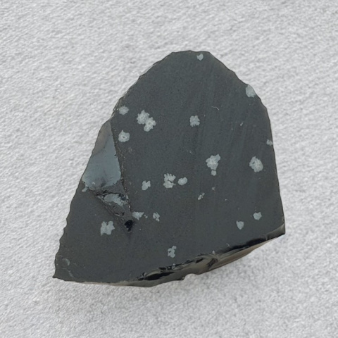 Snow obsidian cut raw 25x22 mm no. 13 Snow obsidian cut raw 25x22 mm no. 13