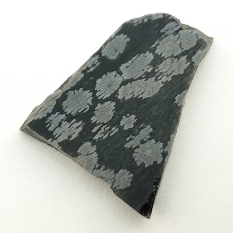 Snow obsidian cut raw 28x22 mm no 2 Snow obsidian cut raw 28x22 mm no 2