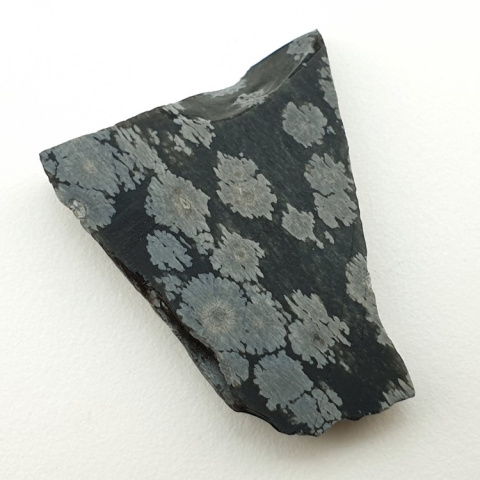 Snow obsidian cut raw 28x22 mm no 2 Snow obsidian cut raw 28x22 mm no 2