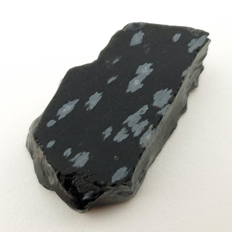 Snow obsidian cut raw 29x16 mm no 20 Snow obsidian cut raw 29x16 mm no 20