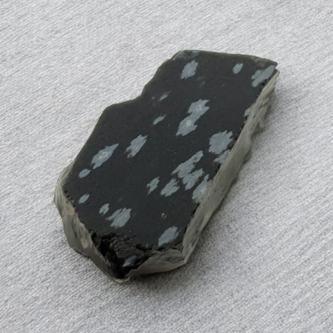 Snow obsidian cut raw 29x16 mm no 20 Snow obsidian cut raw 29x16 mm no 20