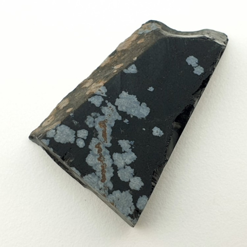 Snow obsidian cut raw 32x21 mm No. 1 Snow obsidian cut raw 32x21 mm No. 1