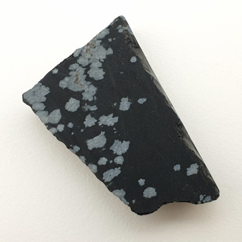 Snow obsidian cut raw 32x21 mm No. 1 Snow obsidian cut raw 32x21 mm No. 1