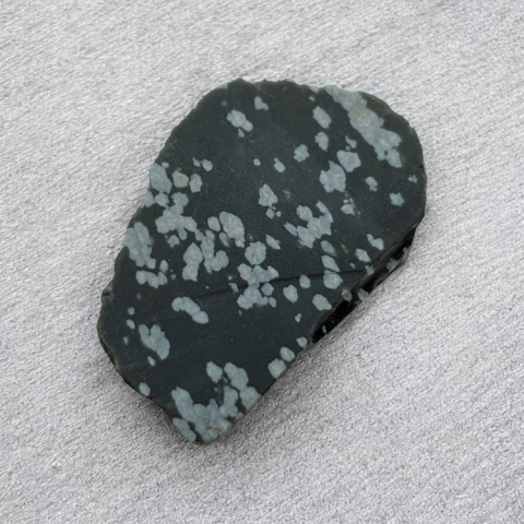 Snow obsidian cut raw 32x22 mm no 37 Snow obsidian cut raw 32x22 mm no 37