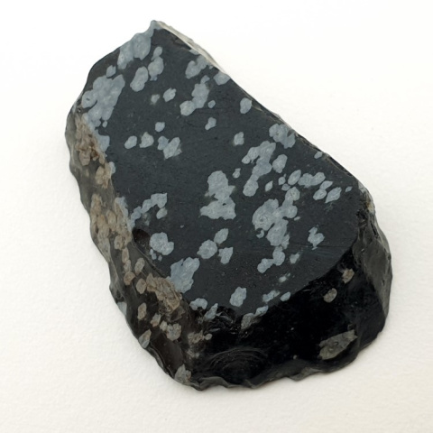 Snow obsidian cut raw 32x22 mm no 37 Snow obsidian cut raw 32x22 mm no 37
