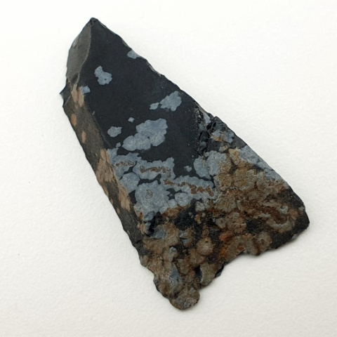 Snow obsidian cut raw 33x18 mm no 19 Snow obsidian cut raw 33x18 mm no 19