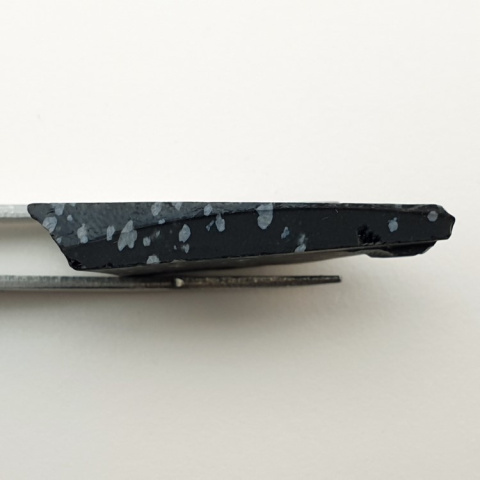 Snow obsidian cut raw 36x19 mm no 25 Snow obsidian cut raw 36x19 mm no 25