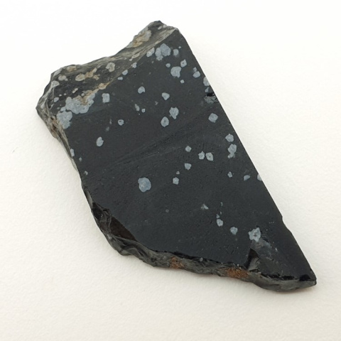 Snow obsidian cut raw 36x19 mm no 25 Snow obsidian cut raw 36x19 mm no 25