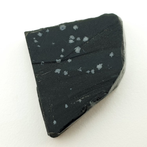 Cut snow obsidian raw 36x26 mm No 8 Cut snow obsidian raw 36x26 mm No 8