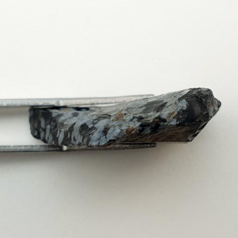 Snow obsidian cut raw 36x27 mm no 4 Snow obsidian cut raw 36x27 mm no 4