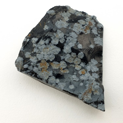 Snow obsidian cut raw 36x27 mm no 4 Snow obsidian cut raw 36x27 mm no 4