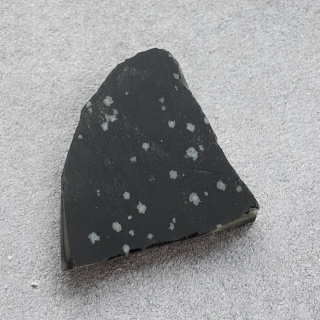 Snow obsidian cut raw 36x29 mm no 11