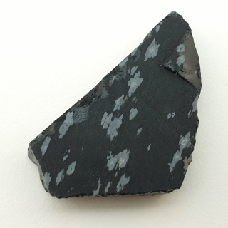 Snow obsidian cut raw 37x22 mm no 5