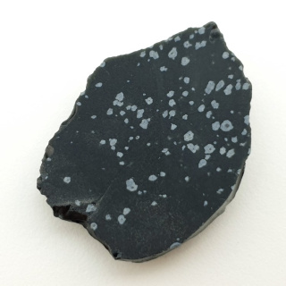 Snow obsidian cut raw 37x28 mm No. 3