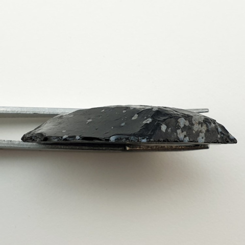 Snow obsidian cut raw 37x28 mm No. 3 Snow obsidian cut raw 37x28 mm No. 3