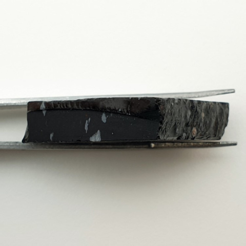 Cut snow obsidian raw 38x27 mm No 6 Cut snow obsidian raw 38x27 mm No 6