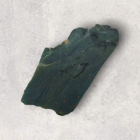 Bloodstone cut raw 43x21 mm No 4 Bloodstone cut raw 43x21 mm No 4