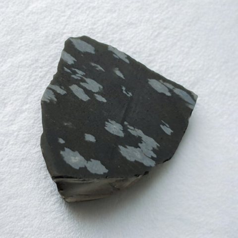 Snow obsidian cut raw 20x18 mm no 99 Snow obsidian cut raw 20x18 mm no 99