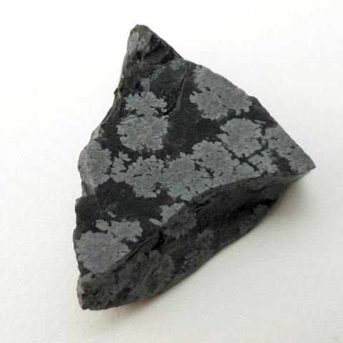 Snow obsidian cut raw 22x19 mm no 84 Snow obsidian cut raw 22x19 mm no 84
