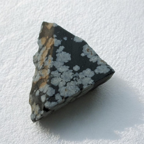 Snow obsidian cut raw 26x21 mm no 54