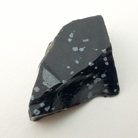 Snow obsidian cut raw 27x19 mm no 86 Snow obsidian cut raw 27x19 mm no 86