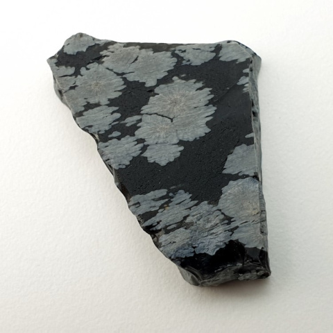 Snow obsidian cut raw 27x22 mm no 55 Snow obsidian cut raw 27x22 mm no 55