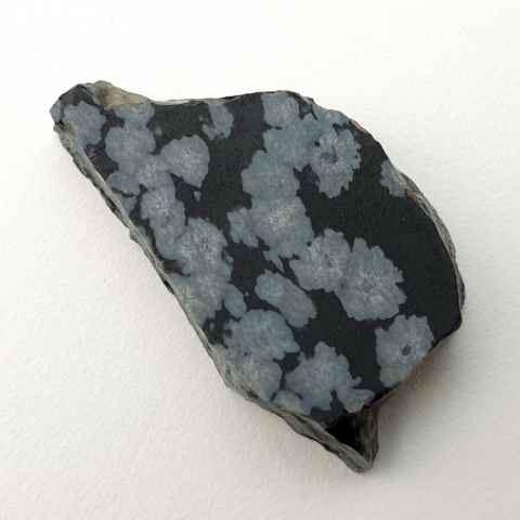 Snow obsidian cut raw 30x17 mm no 77 Snow obsidian cut raw 30x17 mm no 77
