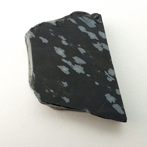 Snow obsidian cut raw 30x21 mm no 49 Snow obsidian cut raw 30x21 mm no 49