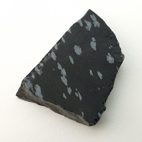 Snow obsidian cut raw 31x23 mm no. 50 Snow obsidian cut raw 31x23 mm no. 50
