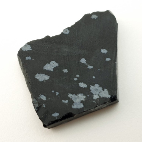 Snow obsidian cut raw 31x26 mm no 69 Snow obsidian cut raw 31x26 mm no 69