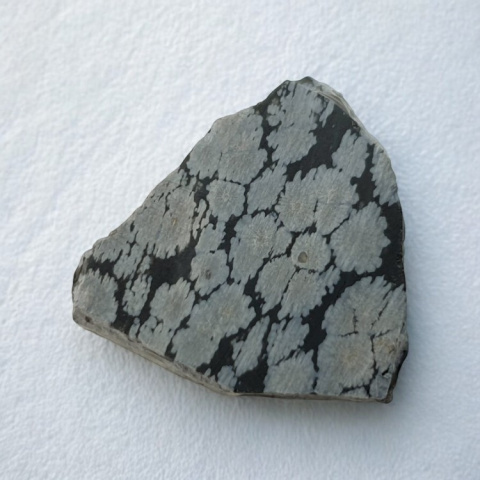 Snow obsidian cut raw 31x27 mm No. 58 Snow obsidian cut raw 31x27 mm No. 58