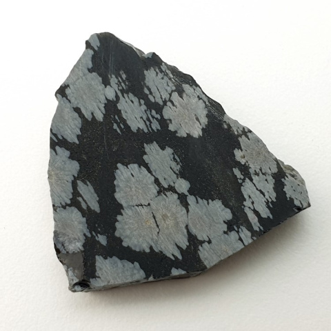 Snow obsidian cut raw 31x27 mm No. 58 Snow obsidian cut raw 31x27 mm No. 58