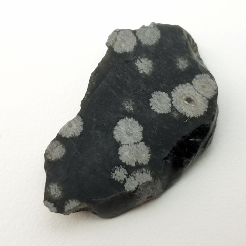 Snow obsidian cut raw 33x21 mm no 65 Snow obsidian cut raw 33x21 mm no 65