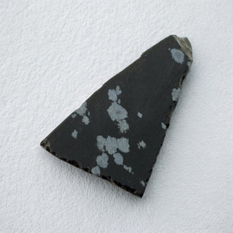 Snow obsidian cut raw 33x22 mm No 75 Snow obsidian cut raw 33x22 mm No 75