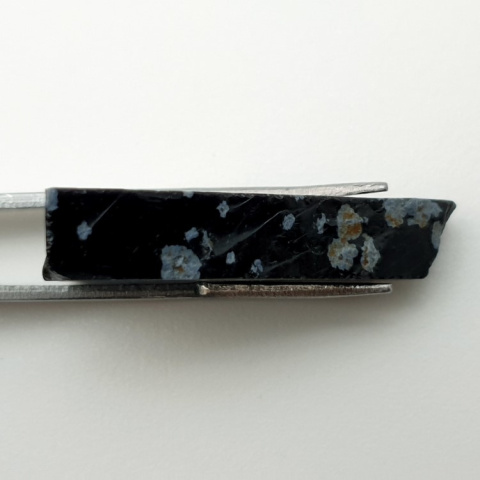 Snow obsidian cut raw 33x22 mm No 75 Snow obsidian cut raw 33x22 mm No 75