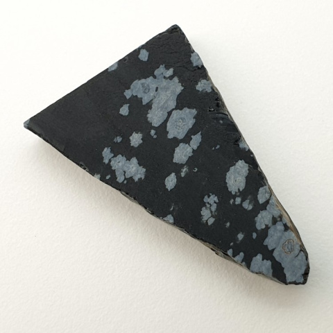 Snow obsidian cut raw 33x22 mm No 75 Snow obsidian cut raw 33x22 mm No 75