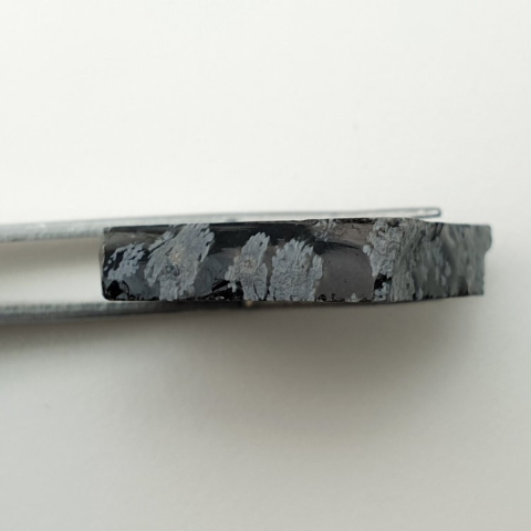 Snow obsidian cut raw 34x27 mm no 46 Snow obsidian cut raw 34x27 mm no 46