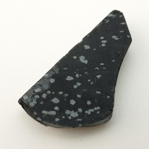 Snow obsidian cut raw 35x19 mm no 64 Snow obsidian cut raw 35x19 mm no 64