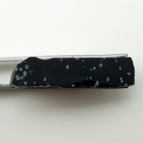 Snow obsidian cut raw 35x19 mm no 64 Snow obsidian cut raw 35x19 mm no 64