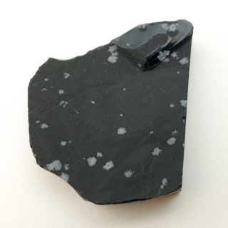 Snow obsidian cut raw 35x27 mm no 61