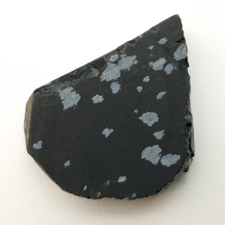 Snow obsidian cut raw 35x31 mm no 48