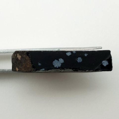 Snow obsidian cut raw 35x31 mm no 48 Snow obsidian cut raw 35x31 mm no 48