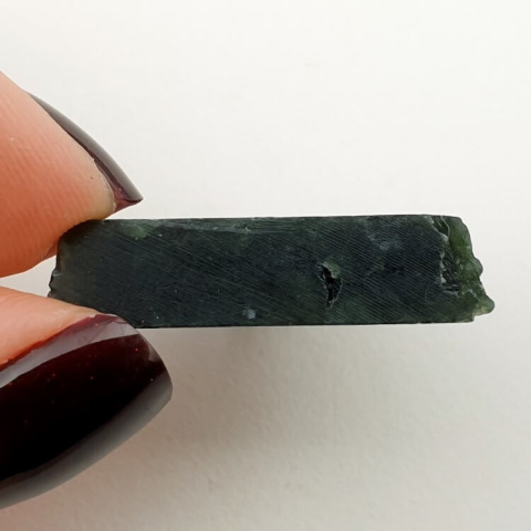 Seraphinite cut raw 27x210 mm No. 55 Seraphinite cut raw 27x210 mm No. 55