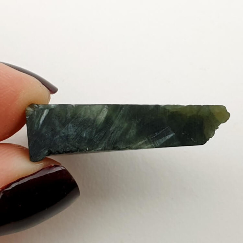 Seraphinite cut raw 28x20 mm No 42 Seraphinite cut raw 28x20 mm No 42