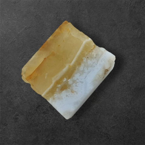 Blue lace agate cut raw 18x15 mm No 58 Blue lace agate cut raw 18x15 mm No 58