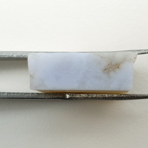 Blue lace agate cut raw 18x15 mm No 58 Blue lace agate cut raw 18x15 mm No 58