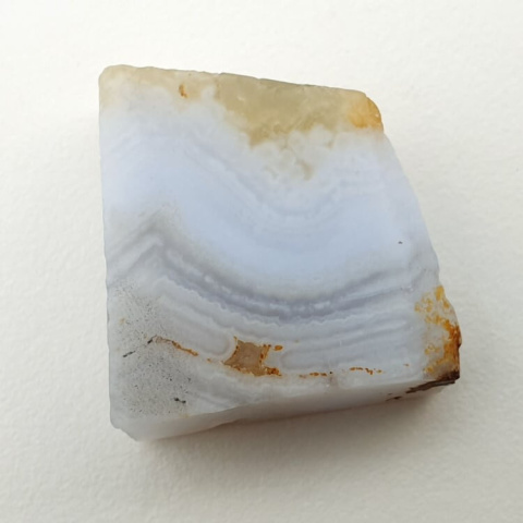 Agate blue lace cut raw 18x17 mm no 90 Agate blue lace cut raw 18x17 mm no 90