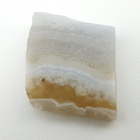 Blue lace agate cut raw 20x19 mm No 60 Blue lace agate cut raw 20x19 mm No 60