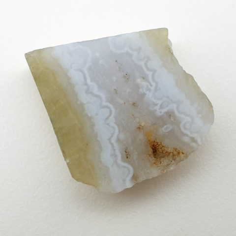 Blue lace cut agate raw 22x21 mm No 25 Blue lace cut agate raw 22x21 mm No 25