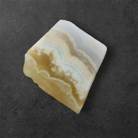 Blue lace agate cut raw 23x22 mm no 34 Blue lace agate cut raw 23x22 mm no 34
